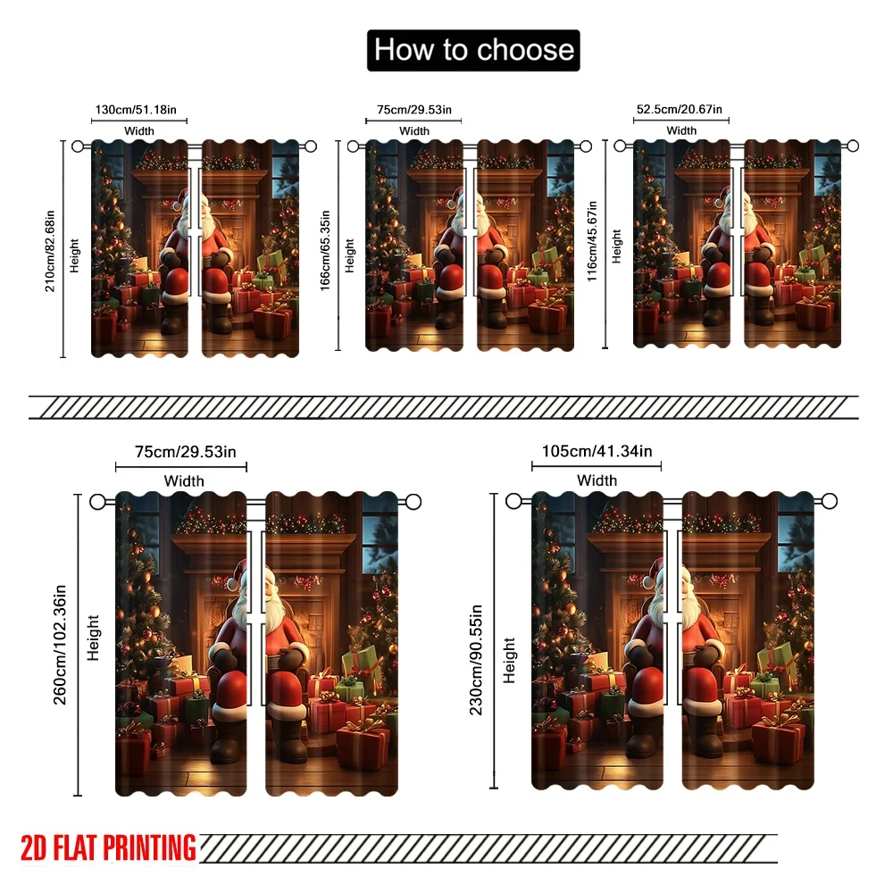 2 قطعة، ستائر مطبوعة على شكل طائرة ثنائية الأبعاد معلقة على الحائط (2) بوليستر متين متعدد الاستخدامات (بدون قضيب) هدايا لغرفة النوم ومختلف