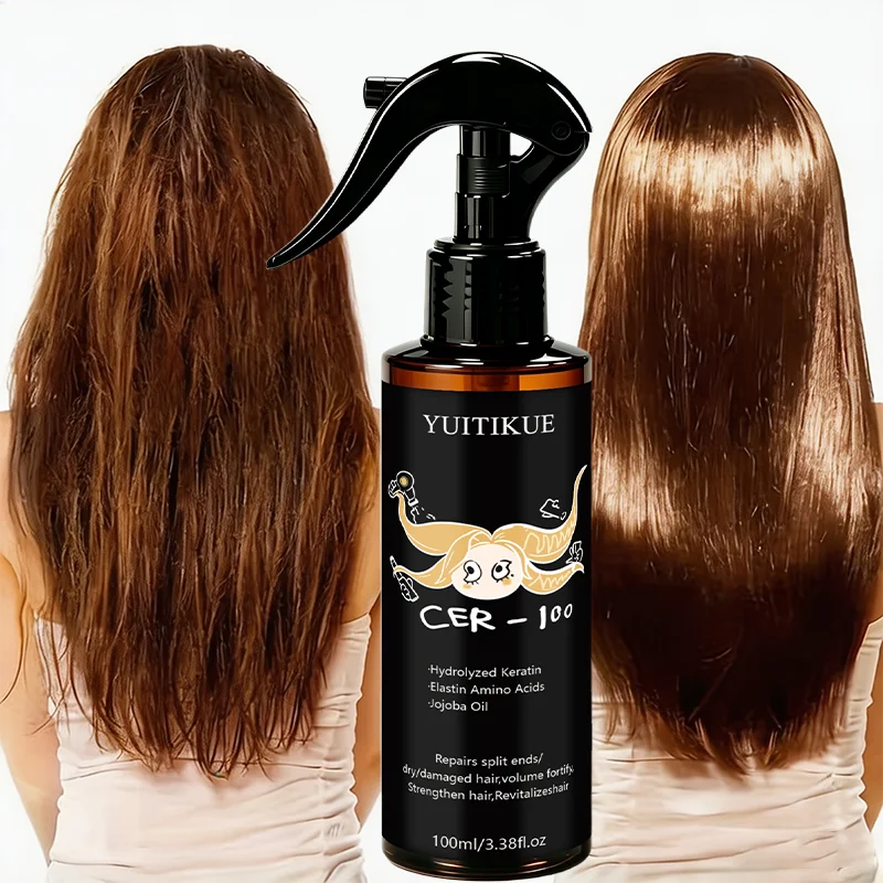 YUITIKUE CER-100 Anti-Frizz Hair Spray Hydrating Formula For Tangled Dry Split End Hair view 6
