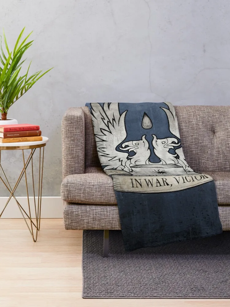 Dragon Age: Grey Warden Motto Throw Blanket warm for winter wednesday Furrys Blankets