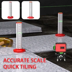 Floor Tile Height Ruler Ceiling Leveling Ruler Special Tool For Laying Floor Tile Alloy Double Sided Horizontals Elevation-Ruler