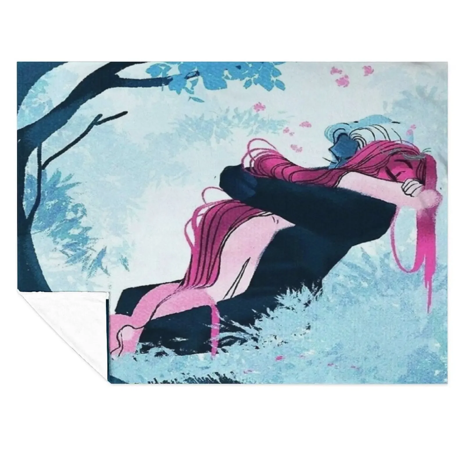 

Lore olympus Throw Blanket Tourist Multi-Purpose Furry Comforter Blankets