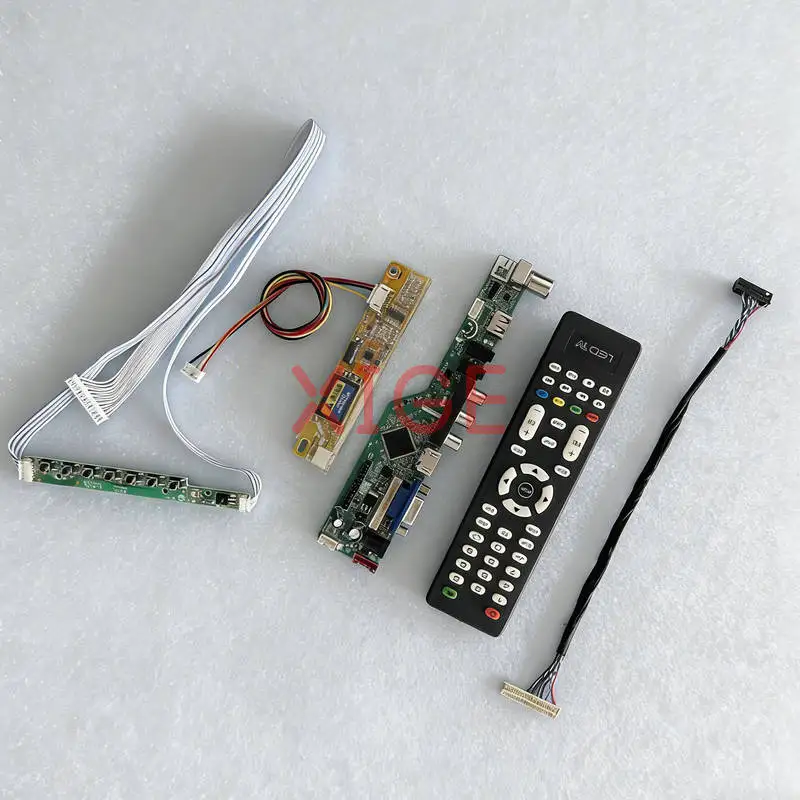 

Display Drive Board Fit CLAA154WA05 CLAA154WA01 CLAA154WA04 CLAA154WA03 USB+AV+VGA+HDMI 1280*800 1280x800 1-CCFL 30 Pin LVDS Kit