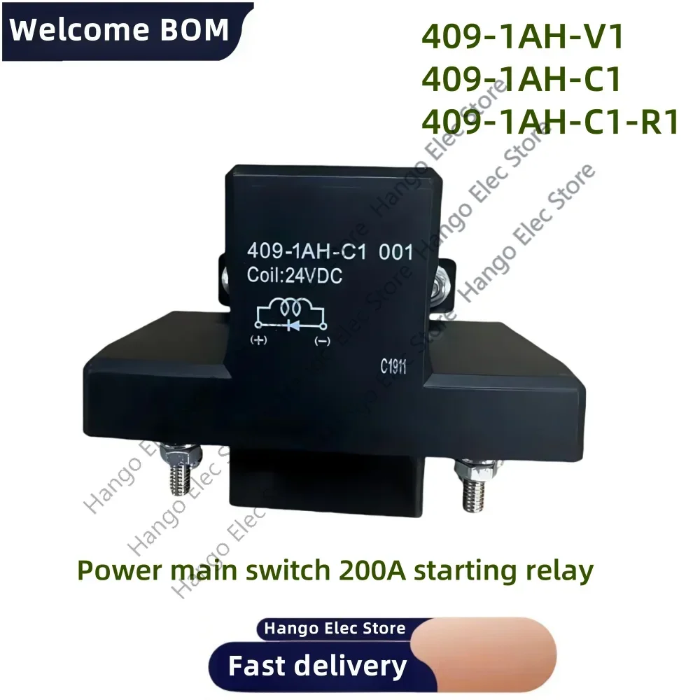 

Original Automotive Power Main Switch 409-1AH-V1/C1/C1-R1 12VDC/24VDC 200A Starting Relay Vehicle Electronics Accessory