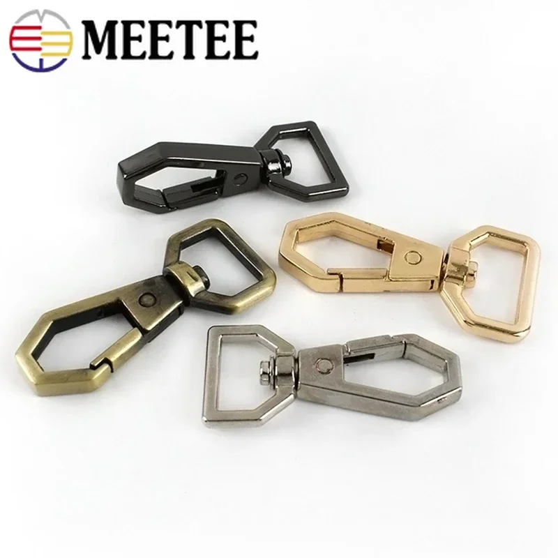 10/20Pcs 13/16/20mm Metal Buckles Swivel Trigger Lobster Snap Clasp Bag Strap Clip Clamp Carabiner Webbing Hook Sewing Accessory