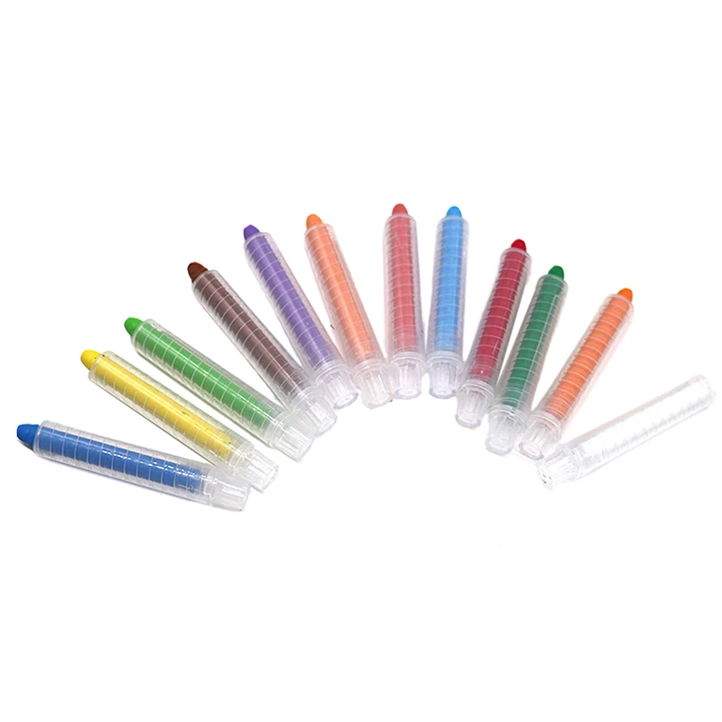5pcs Transparent Non-toxic Chalk Holder Clip Chalk Covers For Teachers Writing Children Drawing Board Accessories Chalk Pens