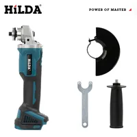 HILDA 21V Brushless Angle Grinder Brushless Polishing Machine Handheld Rechargeable Electric Power Tools for Makita Battery