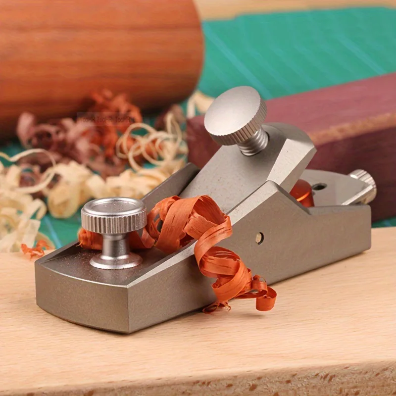 Woodworking planer Aluminum alloy mini manual planer European flat bottom edge woodworking planer DIY woodworking tools