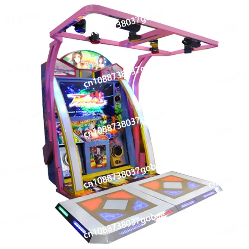 Amusement Park Rides Arcade Machine for Sale Dance Machine 2 Player Interactive Pump It Up Music Rhythm Dance Revolution