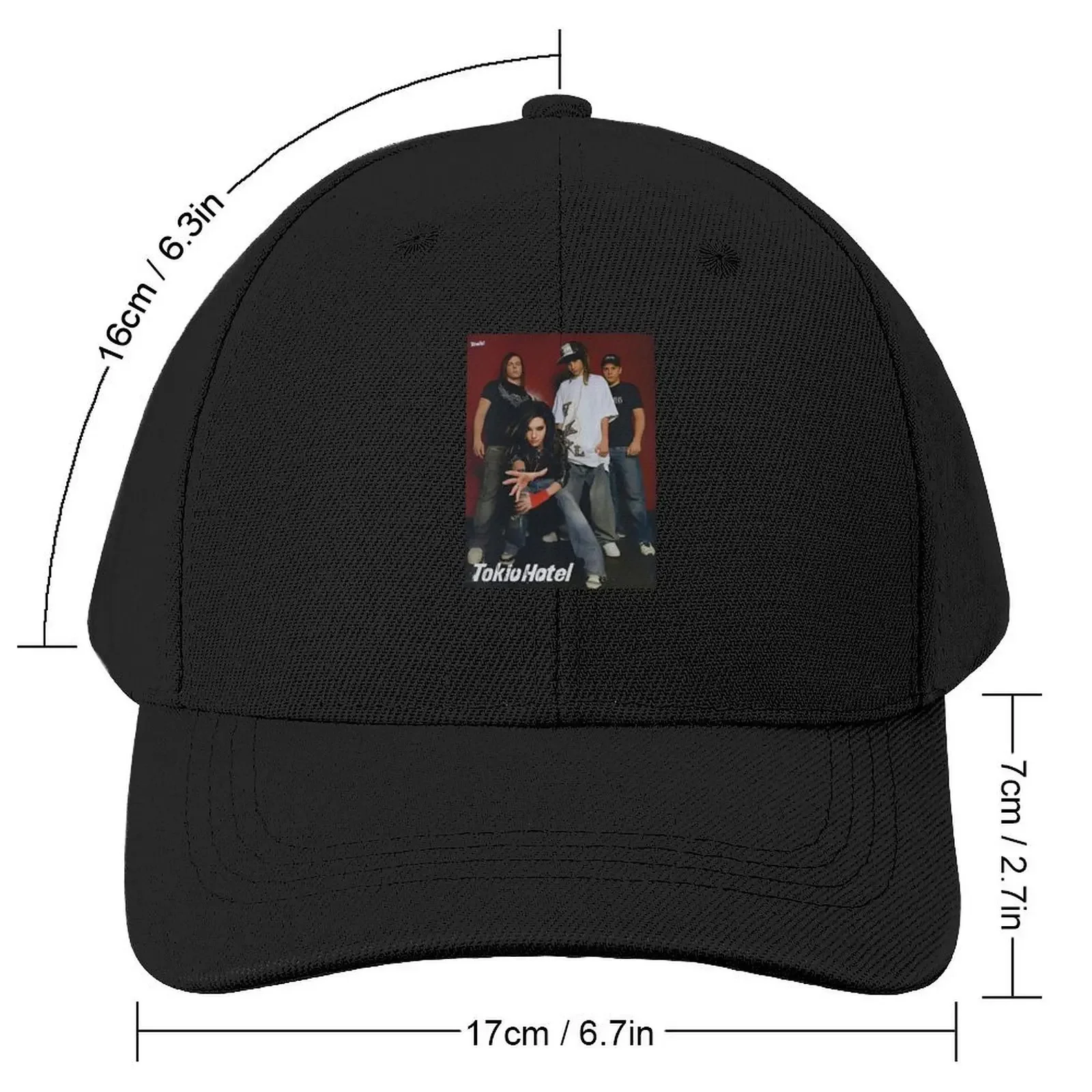 (HD)Tokio hotel Baseball Cap funny hat Luxury Cap western Hat Women's Men's