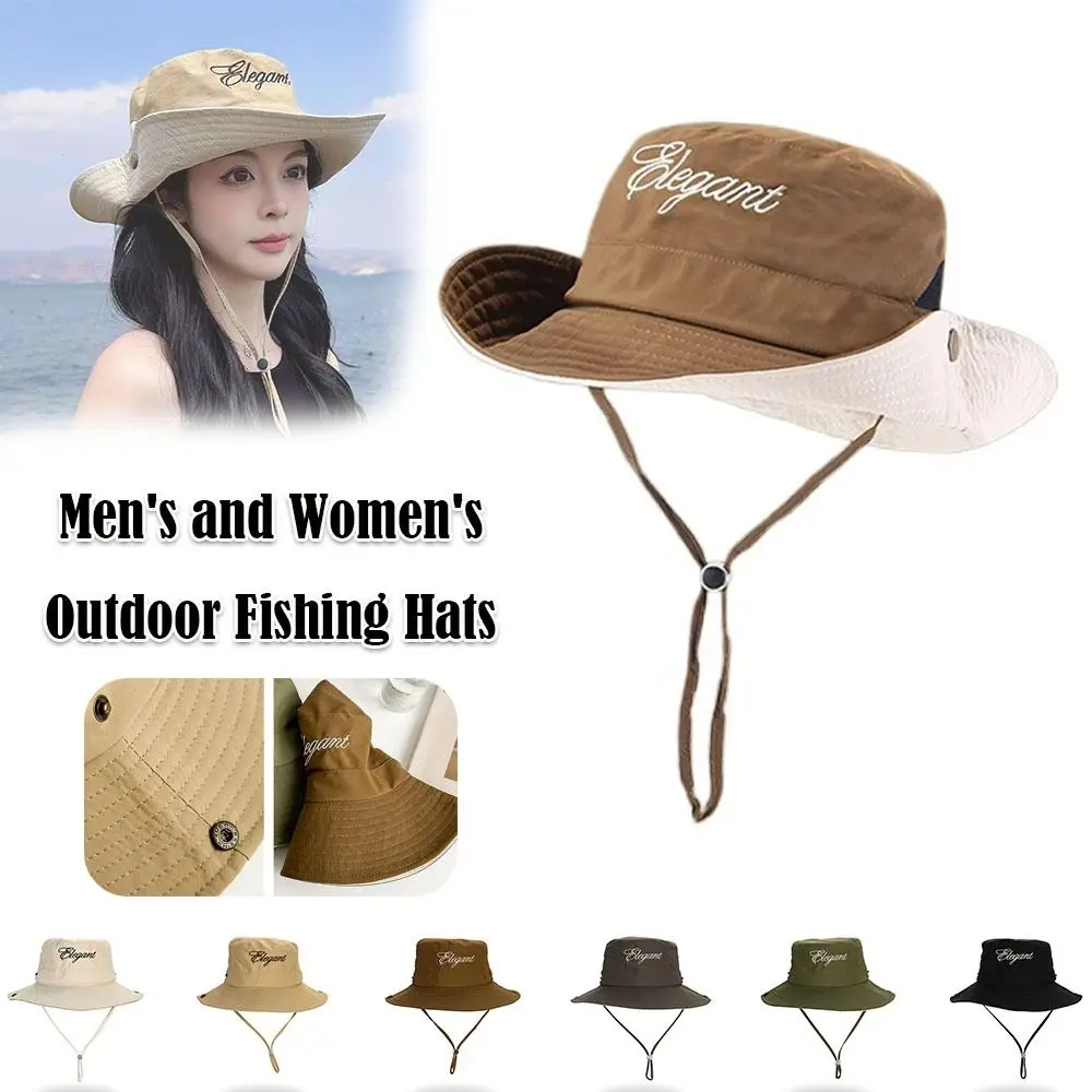 قبعات صيد محمولة سريعة الجفاف للحماية من الأشعة فوق البنفسجية، أقنعة شمسية قابلة للتنفس، قبعة صياد السمك في الهواء الطلق