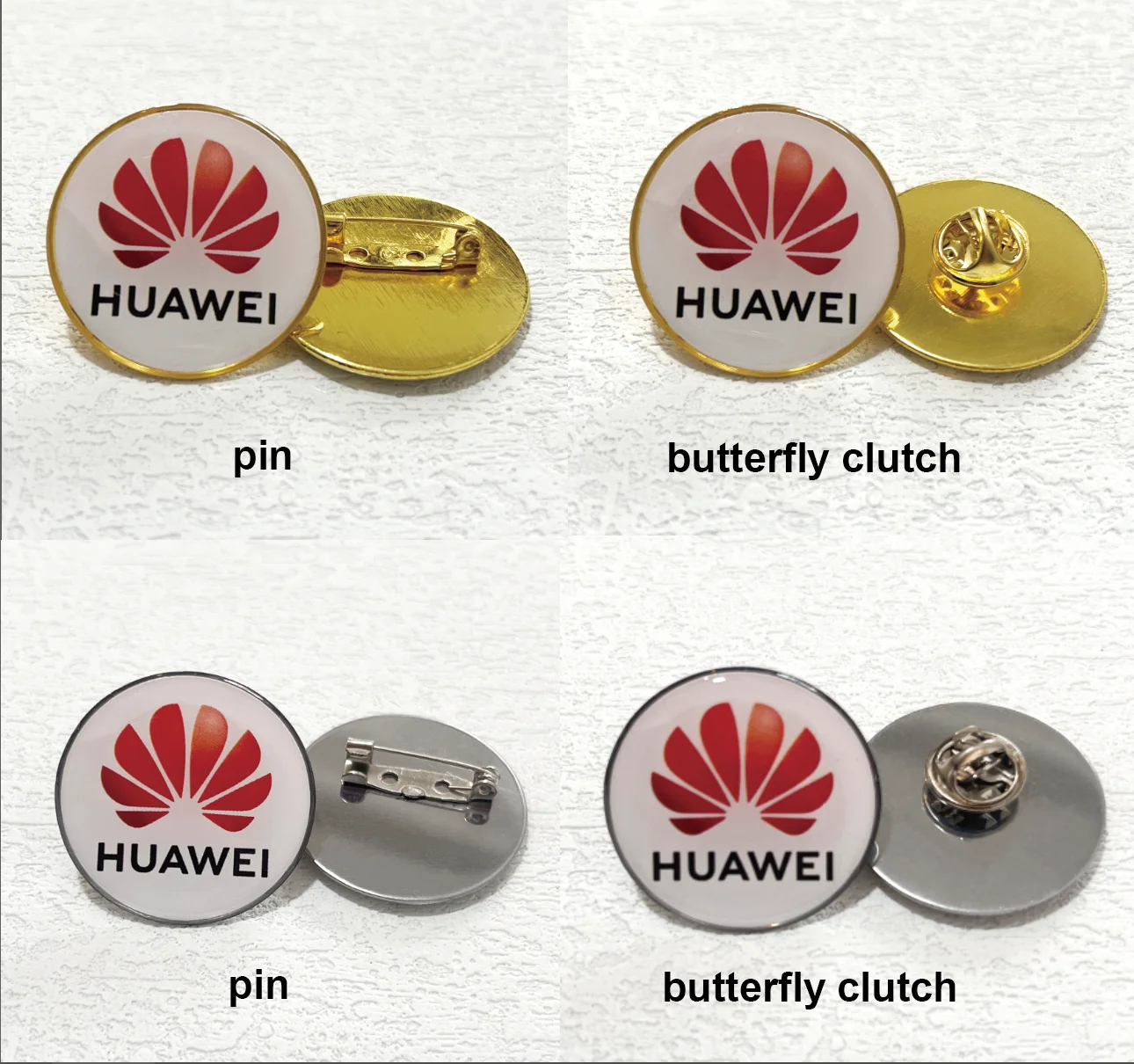 100pcs/lot Shirley custom metal badges lapel pins with epoxy resin domed Printed label pins name badge personalised