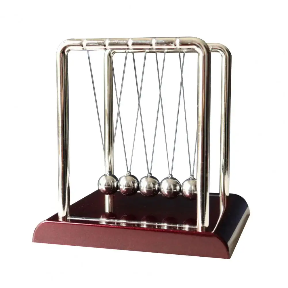 WGFOIP Newton's Cradle Juguete de Péndulo de Bolas de Acero para Decoración del Hogar y la Sala de Estudio, Adorno de Escritorio Educativo y Divertido WGFOIP Newton's Cradle Juguete de Péndulo de Bolas de Acero para Decoración del Hogar y la Sala de Estudio, Adorno de Escritorio Educativo y Divertido