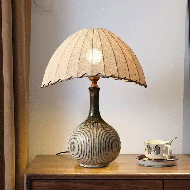 American retro living room sofa French premium atmosphere medieval floor lamp desk lamp