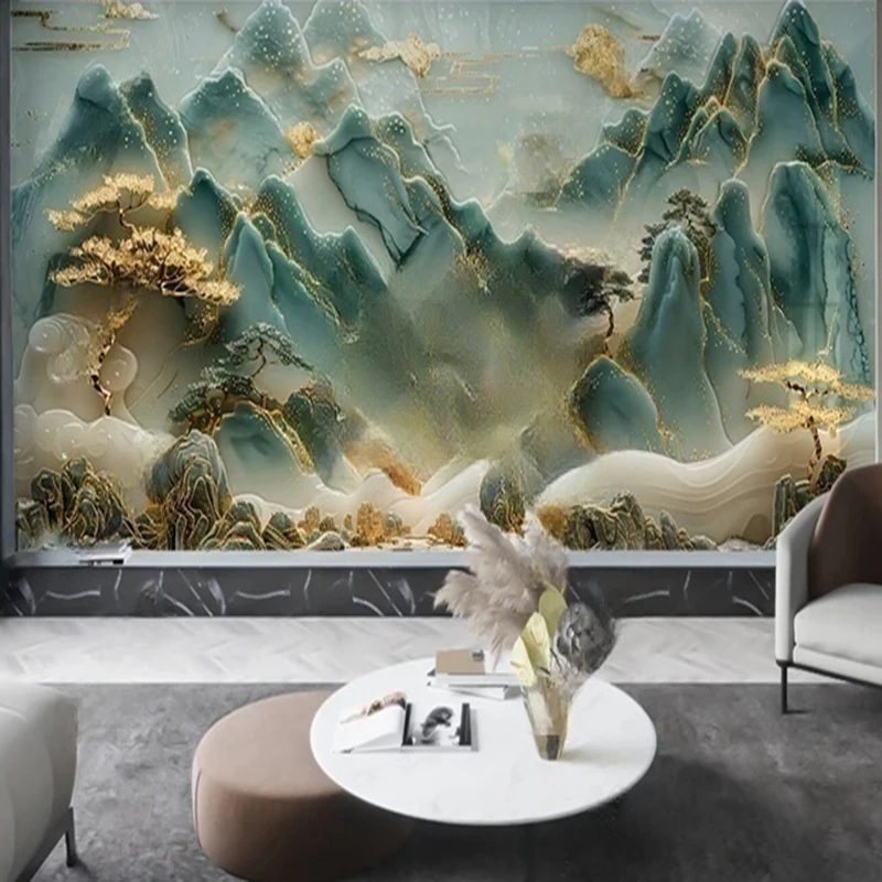 MU8612  Abstract Marble Texture Mural Wallpaper Custom Wall Covering Home Interior Decoration Wall Papers Papel De Pared 3D