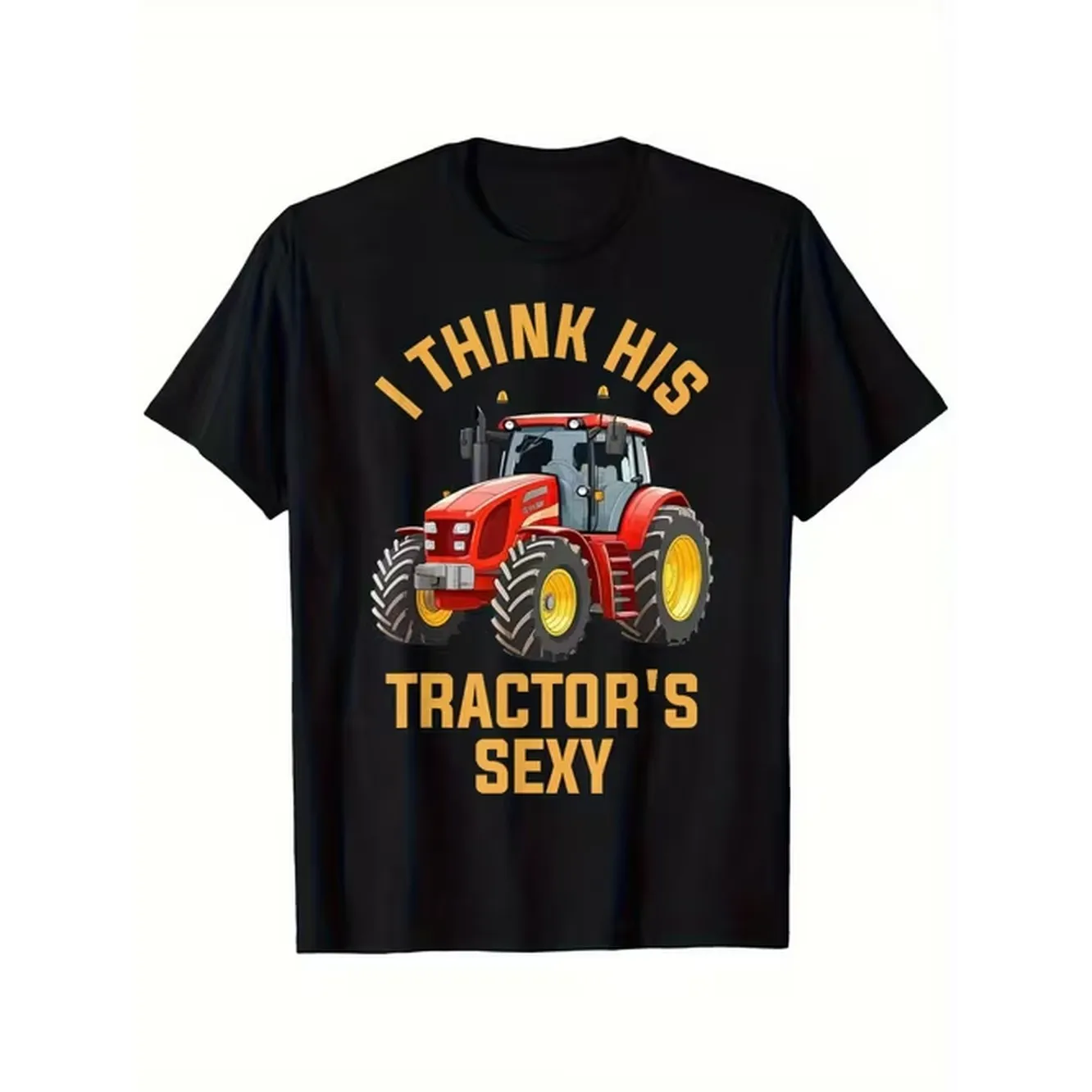 item picture mens funny tractor themed t shirt i for his tractors graphic with red yellow tractor design short sleeve round neck casual tee for farming agriculture events casual attire