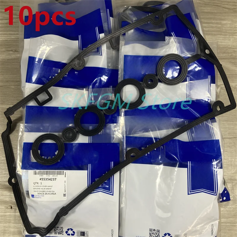 10pcs Aluminum alloy High Quality Engine Valve Cover Gasket for Chevrolet Cruze Aveo Aveo5 1.6l 55354237 5607980