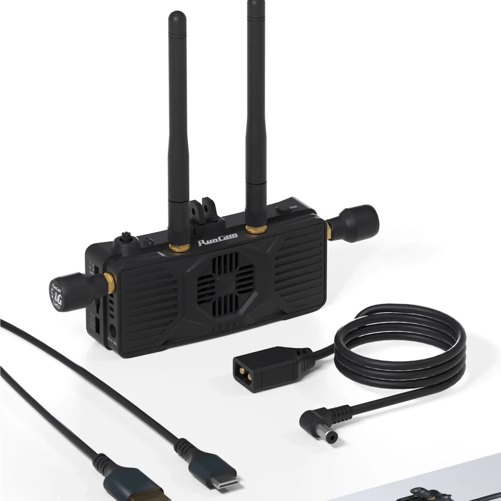 RunCam ไร้สาย WiFiLink RX WiFiLink RX ดิจิตอล HD เครื่องส่งสัญญาณ FPV ขึ้นอยู่กับ OpenIPC/ทับทิมพร้อม FPV 1080P 720PCamera สําหรับ RC Drone