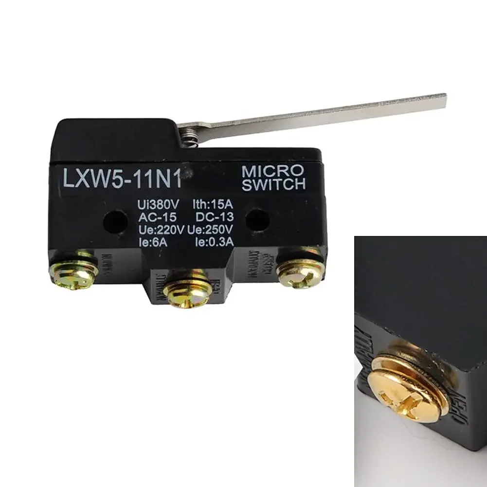 1/2/5/10/20 PCS LXW5-11N1 Micro Limit Switch 1NO+1NC Long Hinge Lever Arm SPDT Snap Action Travel Switch