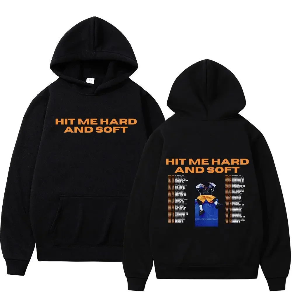 Hit Me Hard and Soft Tour 2024 Concert Hoodies Men Women Clothing Fashion Harajuku Pullovers Hip Hop Long Sleeve Sweatshirts Y2K