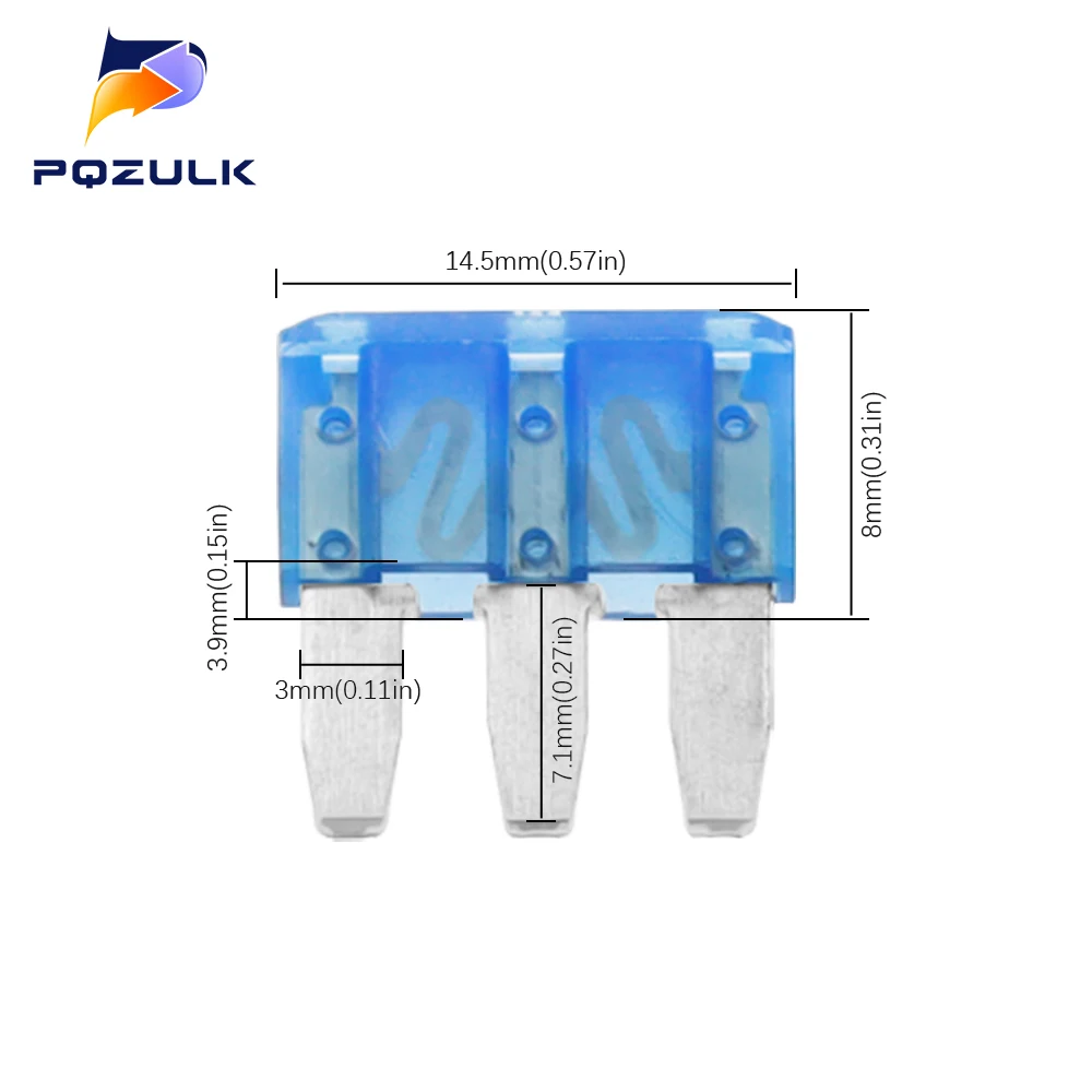 3 Pins High Quality Automotive Car Fuse auto fuse tap For Ford for Focus Mondeo for Dodge for JEEP 5A 7.5A 10A 15A