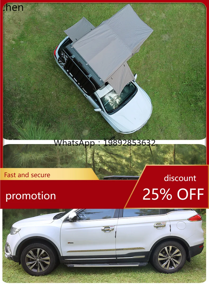 

YFY aluminum alloy roof tent, folding rollover, automatic hardtop tent pickup car