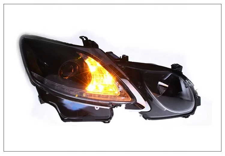 2004-2012 GS GS GS300 GS350 Update2018 การแปลงไฟหน้าไฟหน้า LED ไฟหน้า Bi-Xenon เลนส์สําหรับ Lexus