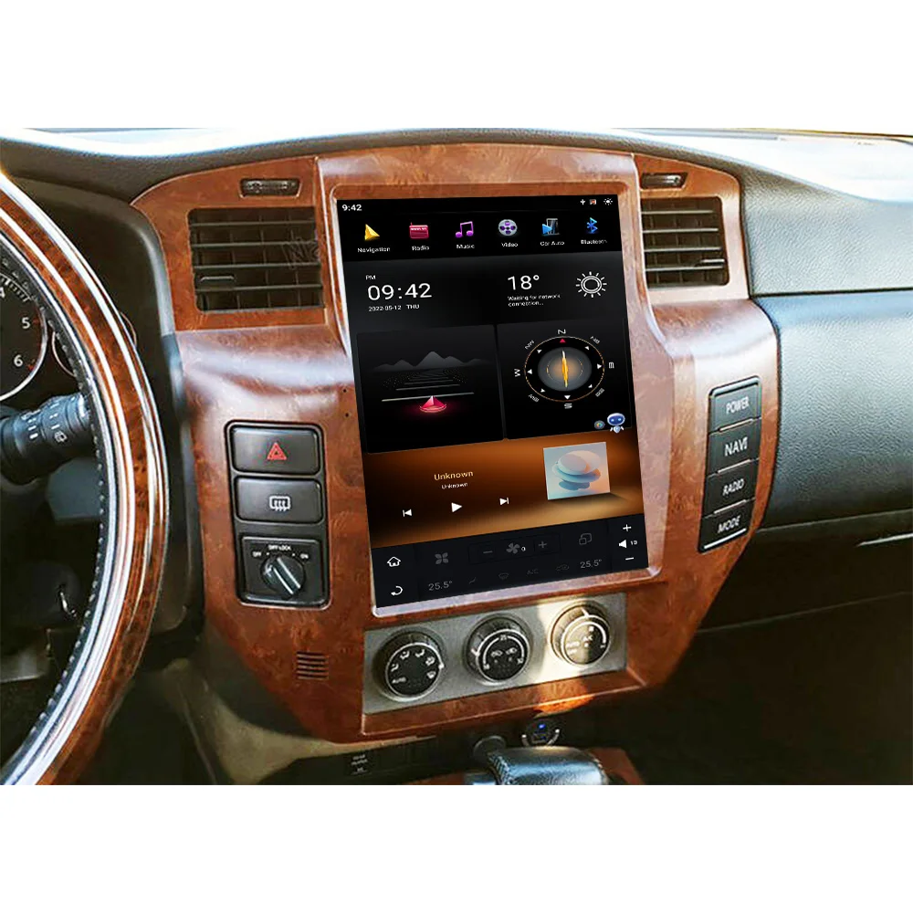 Android 11 Vertic IPS Screen For Nissan Patrol Safari Y61 2010 + DSP Car GPS Navigation Multimedia Player Radio Stereo Head Unit