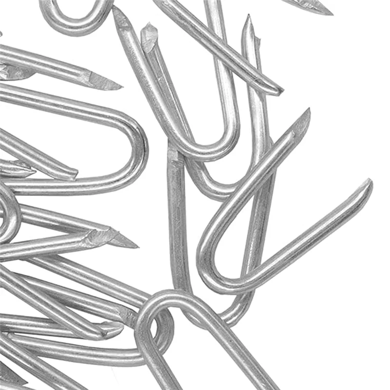 ABRB-200 grampos de cerca de fio de aço dos pces, pregos das fixadores em forma de u para a malha de arame e a esgrima tecida