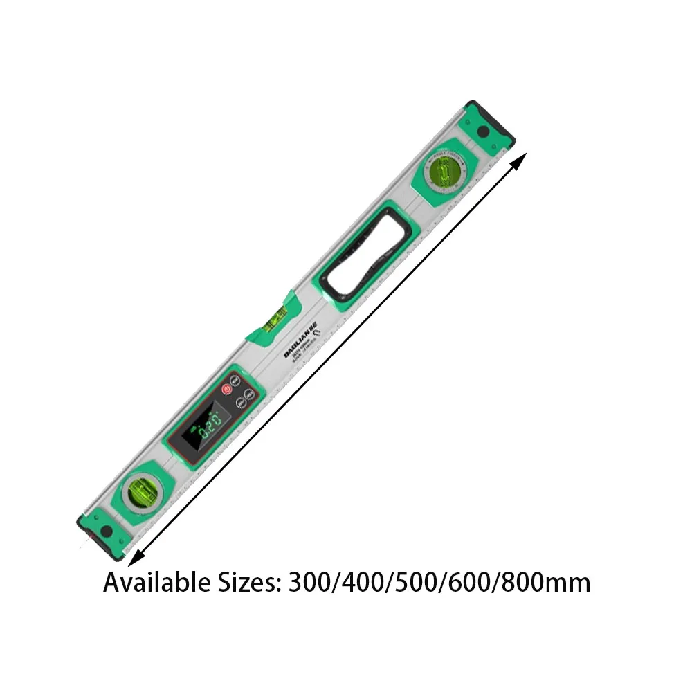 

Laser Digital Level Ruler, 30-80cm, High Precision Electronic Level, 0-90 Degree, Bubble Level, Inclinometer, Angle and Slope Me
