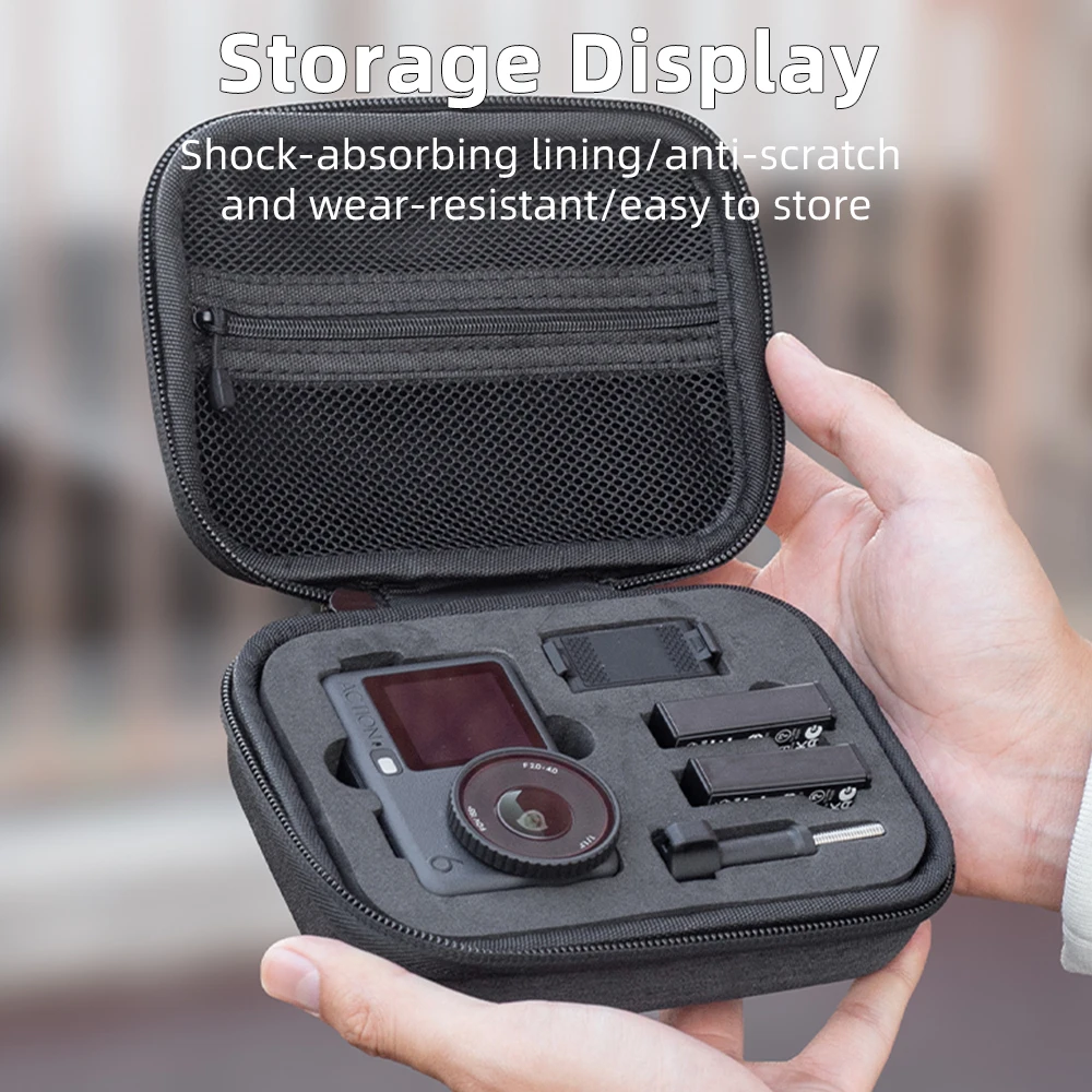 Tragbare Tragetasche für DJI Osmo Action 6, harte PU-Reiseaufbewahrungstasche, stoßfeste Hülle für Action6-Schutzzubehör