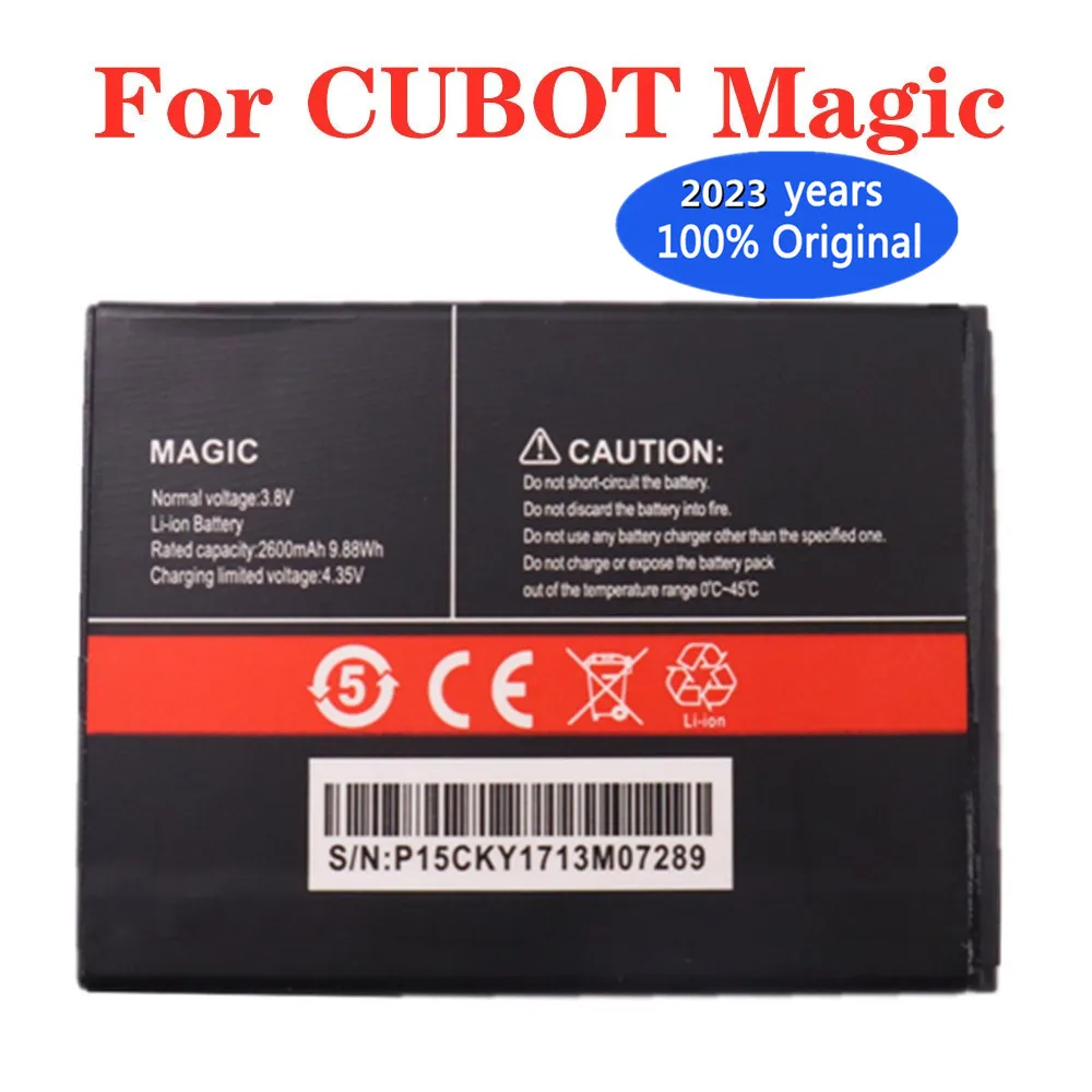 

2023 Years 100% New Original 2600mAh Replacement Battery For CUBOT Magic Smart Cell Mobile Phone Battery Batteries In Stock