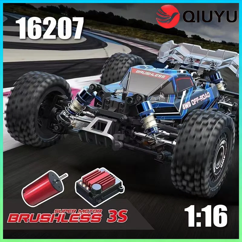 MJX 16207 1/16 Brushless RC Buggy 4WD High Speed Electric Off Road Remote Control Car Professional Hobby Grade Model Toy Gift