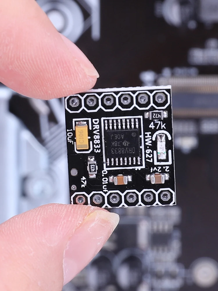 2 шт. 6-контактный драйвер двигателя-редуктора постоянного тока, хорошая плата контроллера рассеивания тепла, детали 3D-принтера, 1,5 А, один H-мост, компоненты «сделай сам»