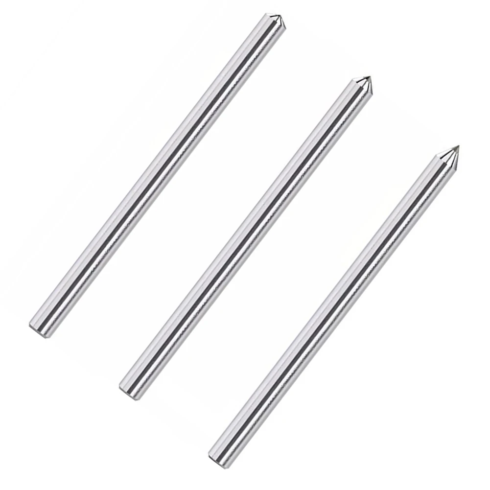 Practical Engraving Bit Carving CNC Milling Cutter Easy To Use Engraving Bit High Strength And Hardness 50mm Long