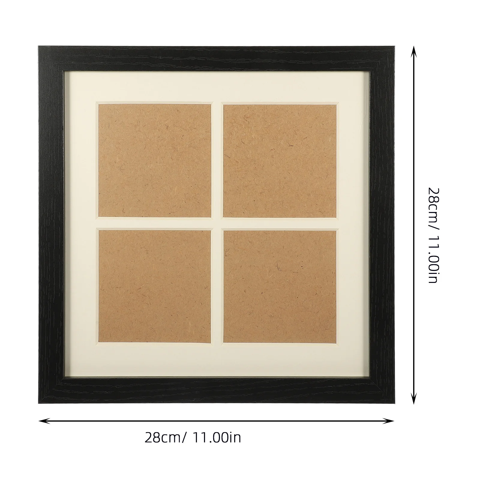 10x10インチの正方形油絵フレーム キャンバスウォールマウントフォトフレーム キャンバス絵画用 ホームオフィスリビングルーム装飾