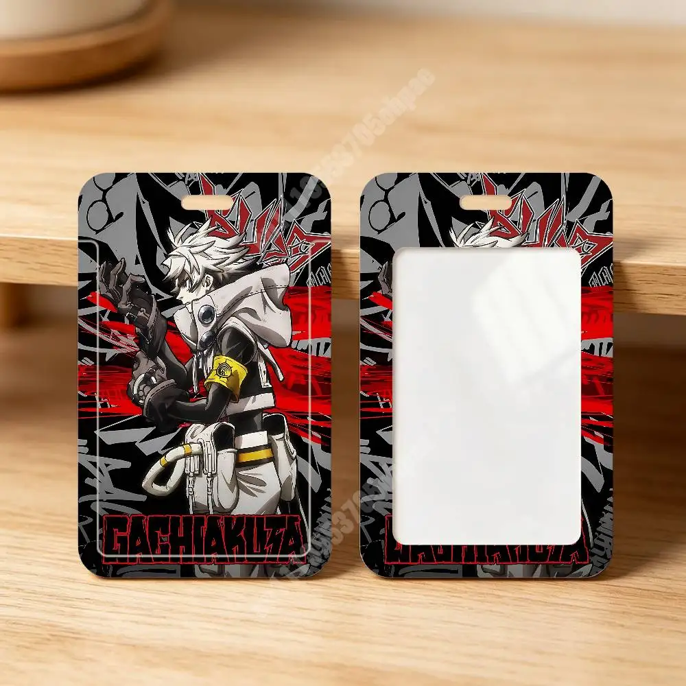 G-Gachiakuta Rudo The Cleaner Plastic Card Holder Worker ID Card Clear Transparent Employee Visitor Pass