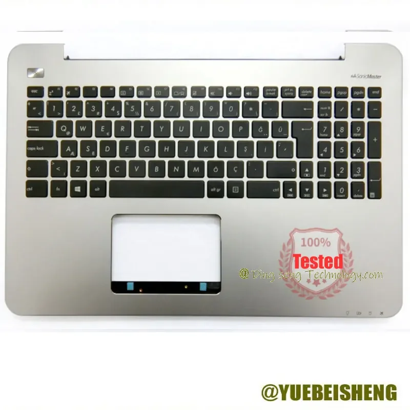 

YUEBEISEHNG New/org for ASUS Fl5800 V555L X555M K555LN DX992L VM590L K555L palmrest Arabic keyboard Upper cover Upper case