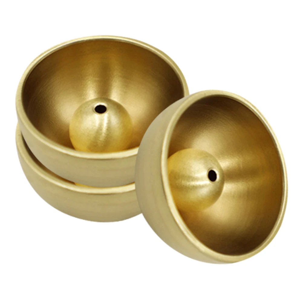 

3Sets Copper Brass Doorbells Wind Chimes Decorative Hanging Doorbells Entry Ornaments DIY Replacement Door Accessories