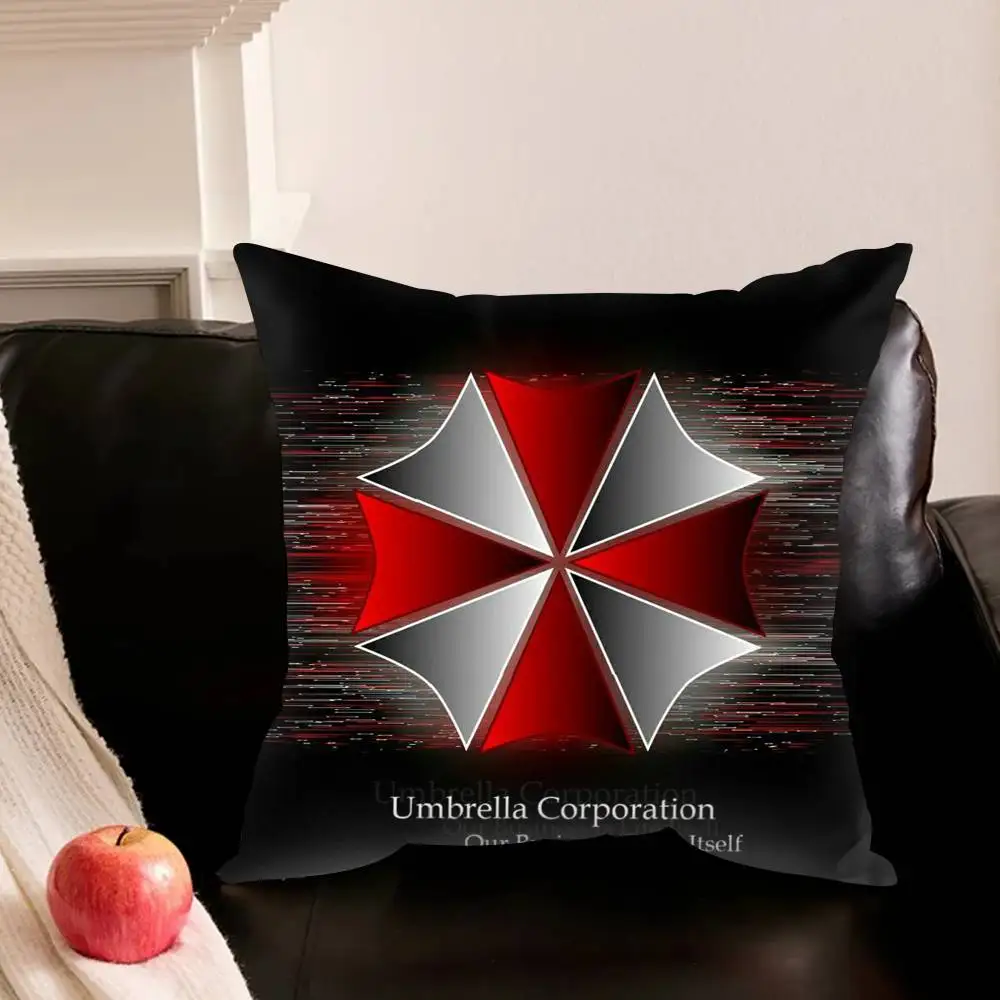 U-Umbrella-A C-Corporation  Various Sizes Square Pillowcase For Car Home Bedchamber Decor