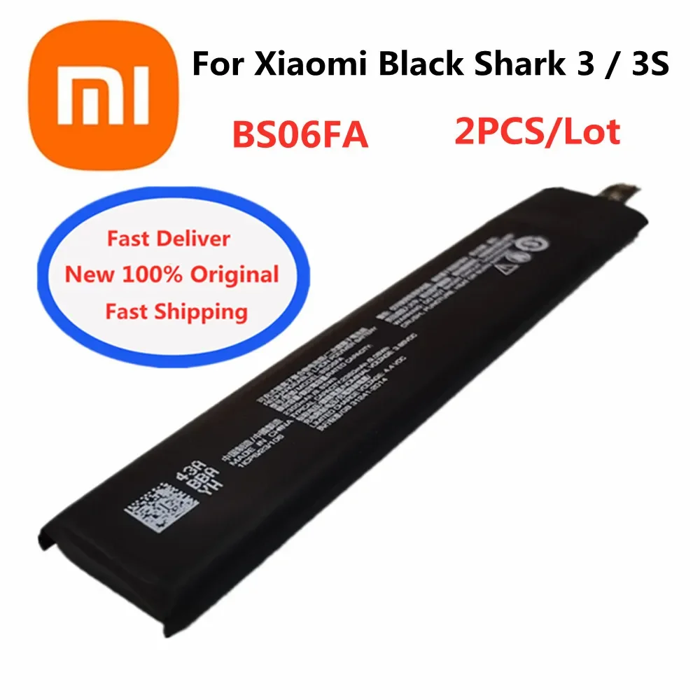 2360mAh BlackShark Original Battery BS06FA For Xiaomi Black Shark 3 3S Shark3 Phone Battery Fast Deliver