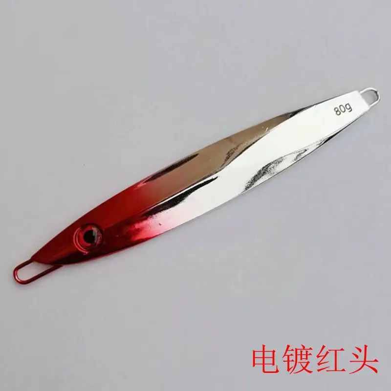 Metal Jig Cast Fishing Lure, Luminous Glow, 3D Eyes, Sea Bass, Black Fish, Jigging, 40g, 60g, 80g, 100g, 120g, 150g
