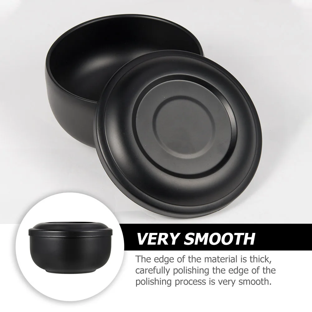 1pc tigela de aço inoxidável tampa de espuma de grande capacidade para uso doméstico recipiente de sabão de barbear barbeiro ferramenta de barbear tigela de borbulhamento