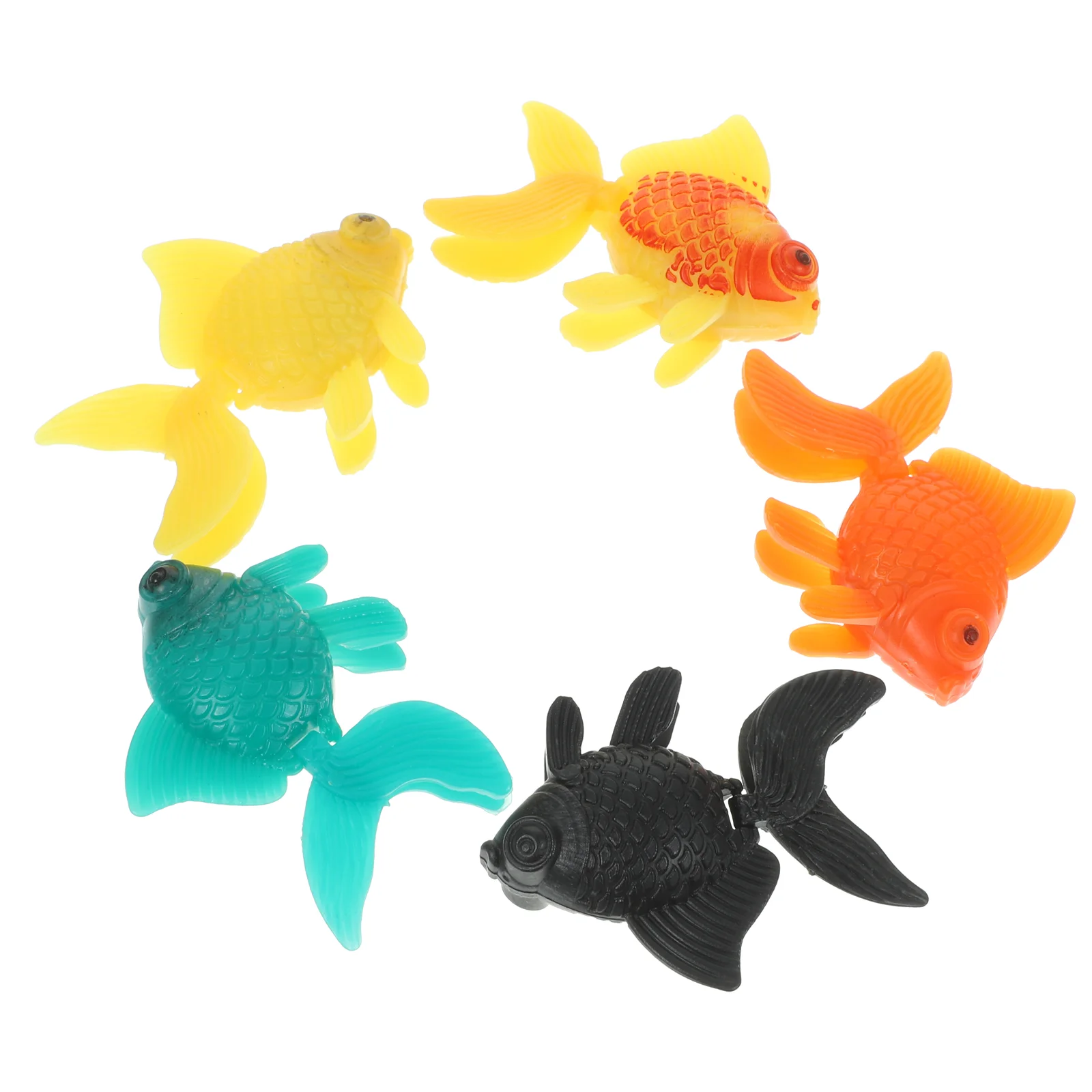 

5pcs Artificial Plastic Fish Ornament for Fish Tank Aquarium (Random Color) Artificial Fish Ornament Fish Tank Ornament