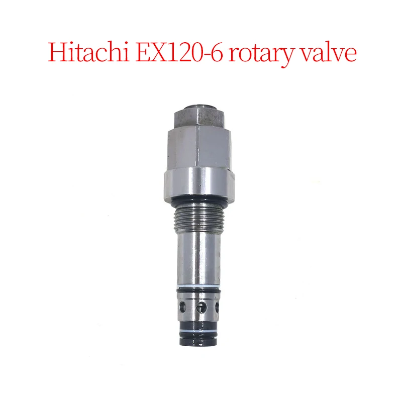 Excavator Accessories Construction Machinery Parts Suitable for Hitachi EX120-6 Rotary Valve (Length: 122mm, Thread: 26mm)