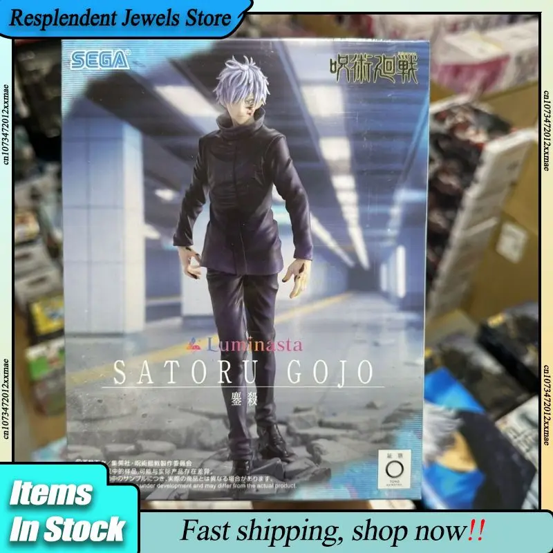 

Подлинная фигурка Sega Anime Luminasta Jujutsu Kaisen Gojo Satoru, украшение для рабочего стола, коллекционная модель, подарок на день рождения, Рождество, игрушка