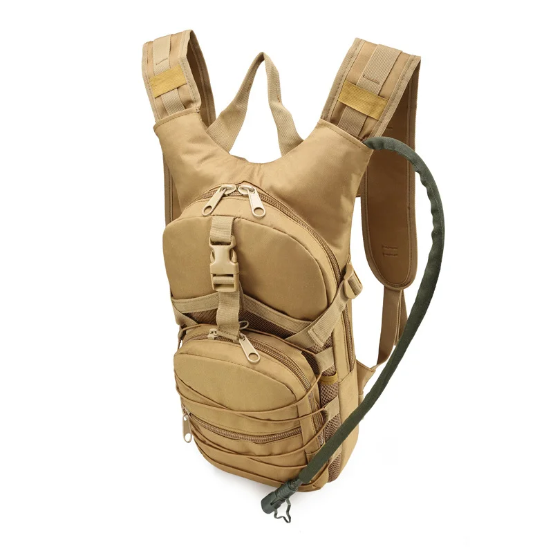 Lightweight Tactical Backpack Water Bag Camel Survival Backpack Hiking Hydration Military Pouch Rucksack Camping Bicycle Daypack