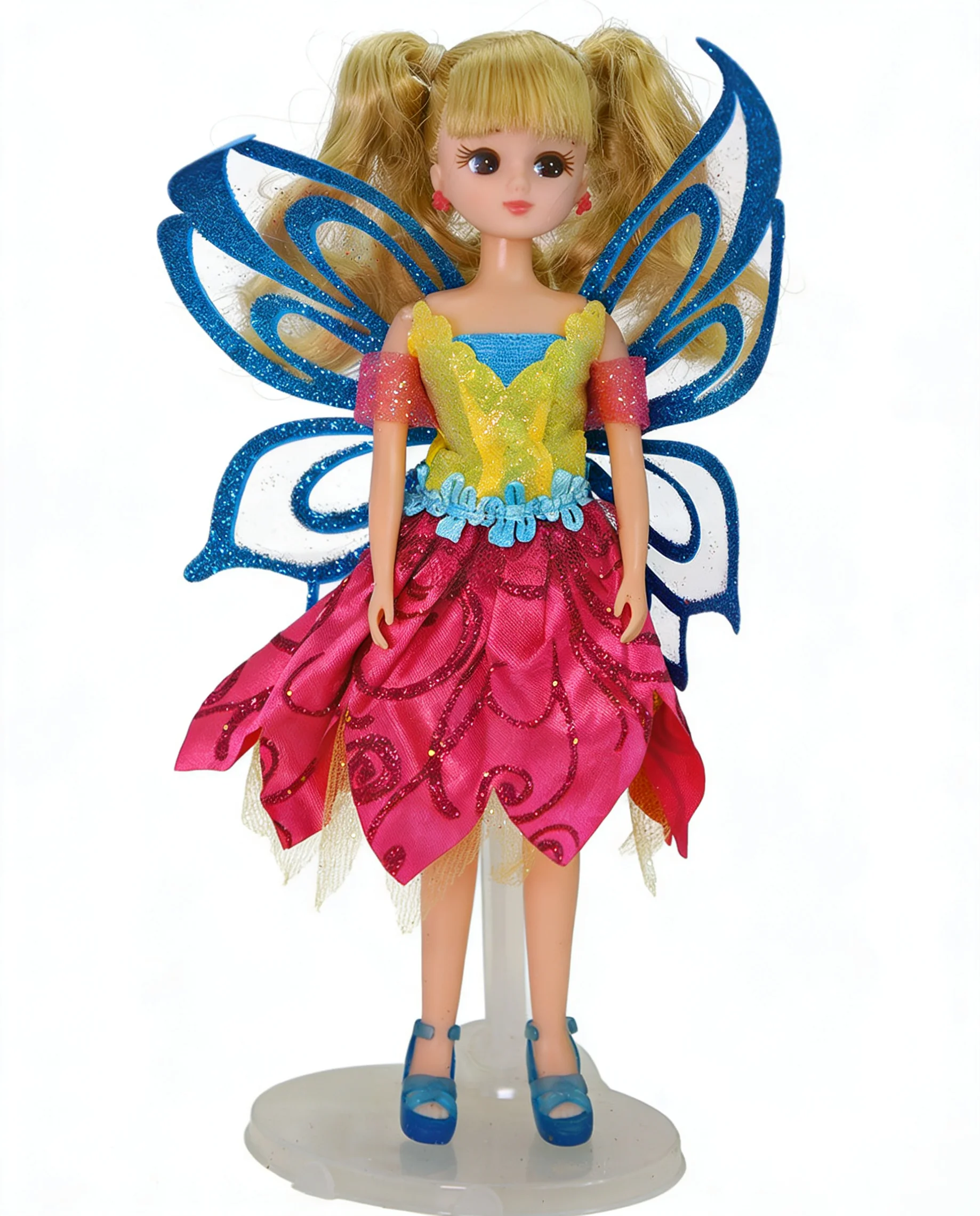 Doll Clothes Accessories  Dress Colorful Butterfly Wings For 23-27cm Doll Kits