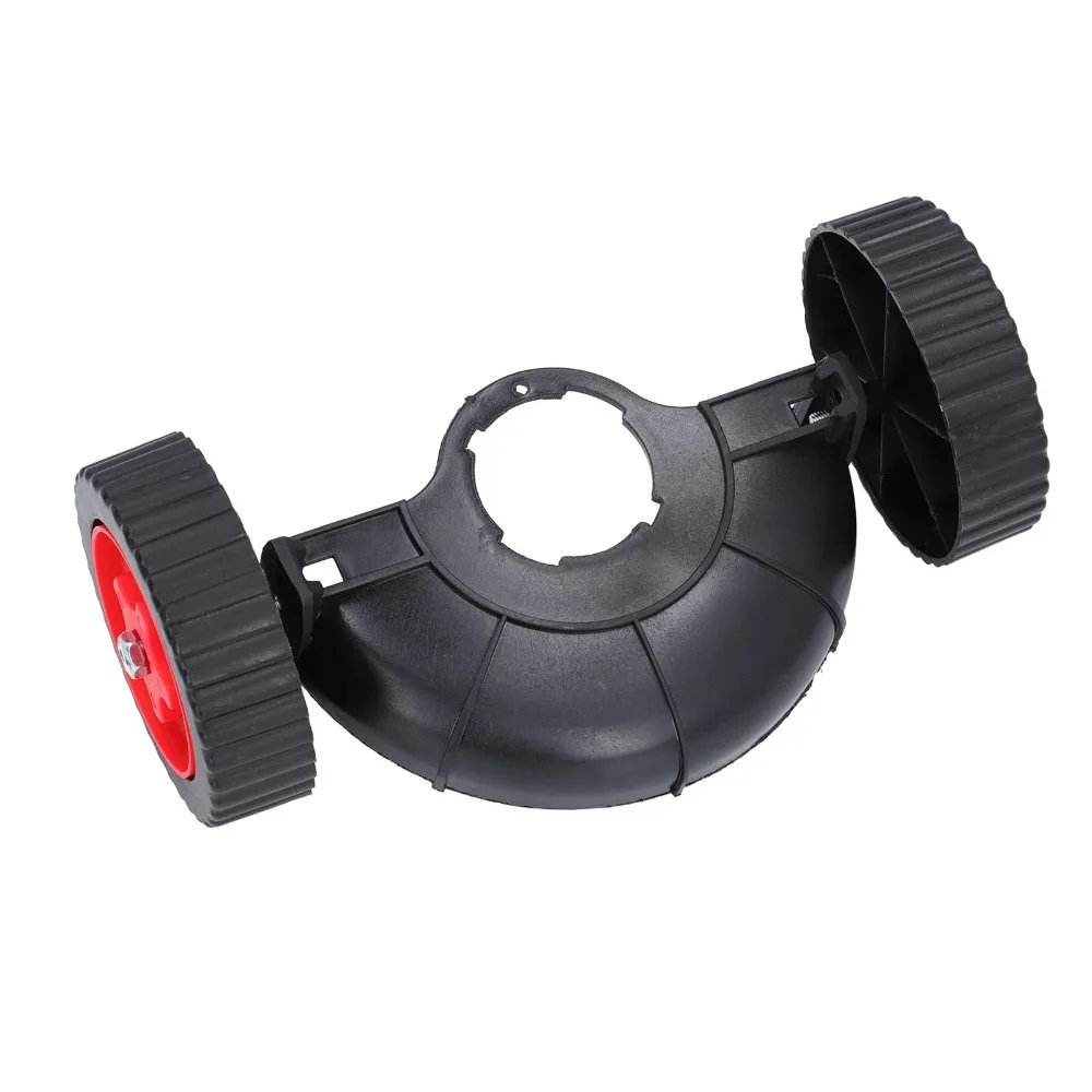 Plastic String Trimmer Wheel Universal Adjustable Trimmer Auxiliary Wheel Round Quick Installation Gardening Trimming Wheel