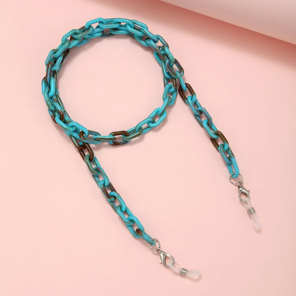 Acrylic Glasses Chain Non-slip Sunglasses Holder Strap Eyeglasses Chain Face Mask Lanyard Cord Neck Strap Necklace Jewelry Gift