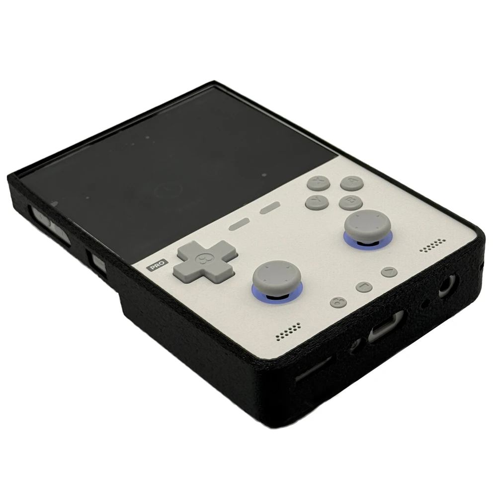 TPU Protective Shell for TRIMUI BRICK PRO Game Console 3D Printed Flexible Protective Cover Black Gray Orange Transparent Blue